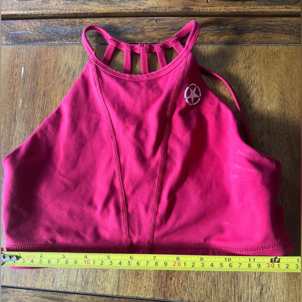 Savage Barbell Red Strappy Back Sports Bra – Size M - Picture 5 of 6